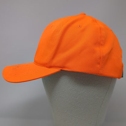Outdoor Cap Snapback Orange OSFM Green Underbrim Blank Structured 6 Panel Hat