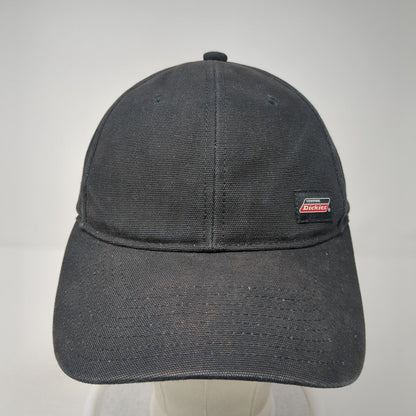 Genuine Dickies Snapback Hat Black One Size Adjustable Vented Holes 6 Panel
