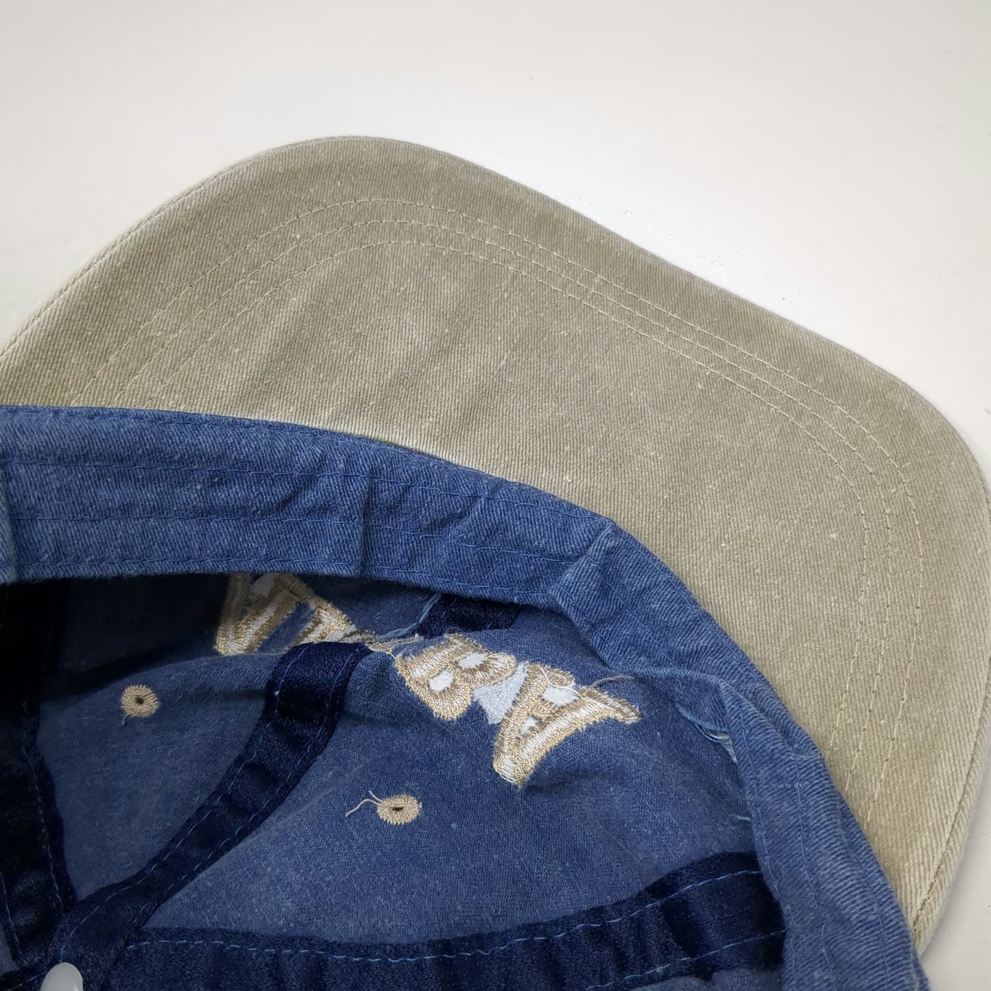 ATT Headwear Baseball Cap Blue One Size Aruba Embroidery Adjustable Two Tone Hat