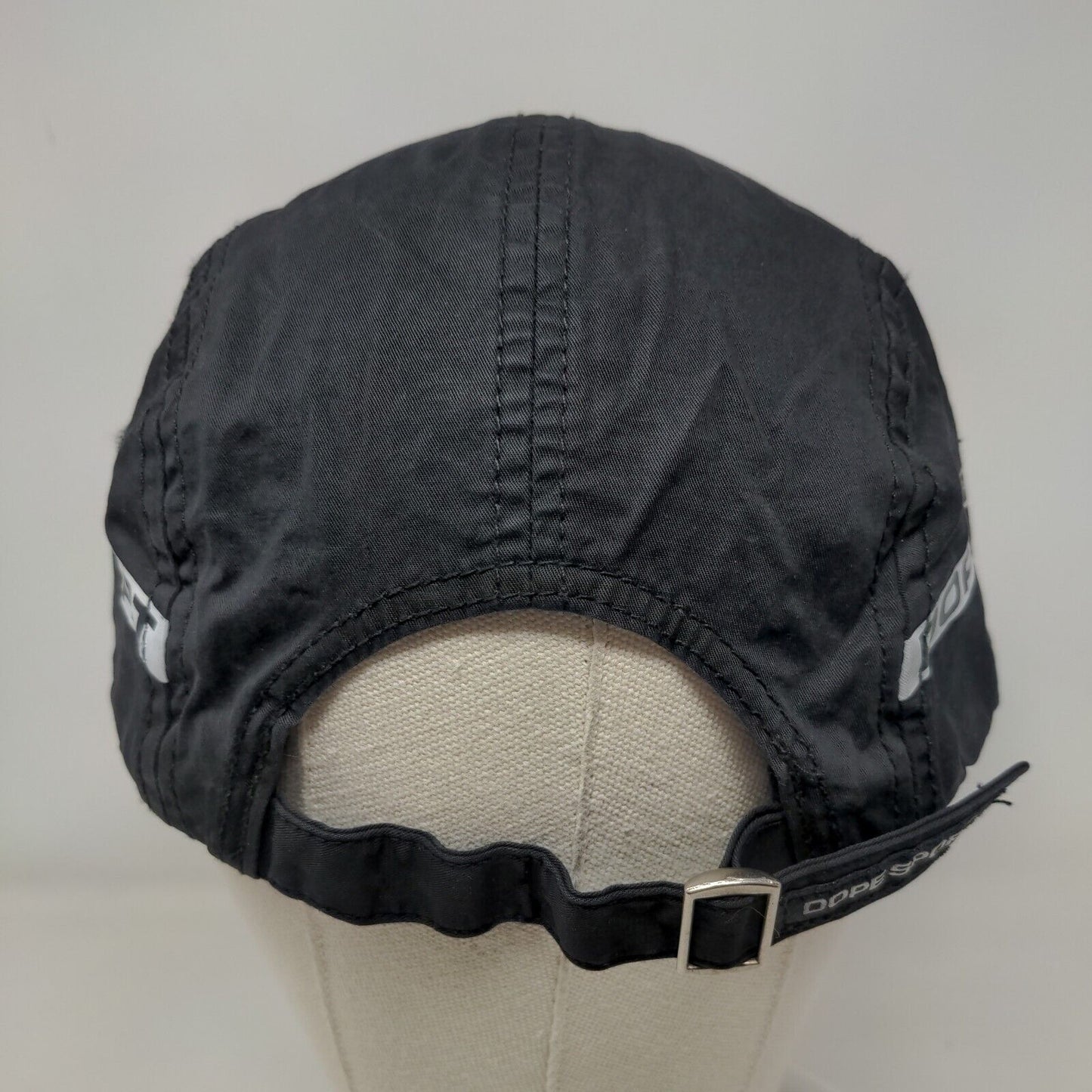 Sport Dope Slideback Hat Black White Adjustable Graphic Logo 100% Cotton