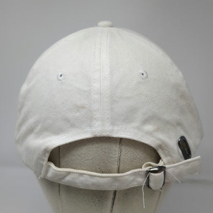 Spencer's Baseball Cap White One Size Titties Black Script Adjustable Cotton Hat
