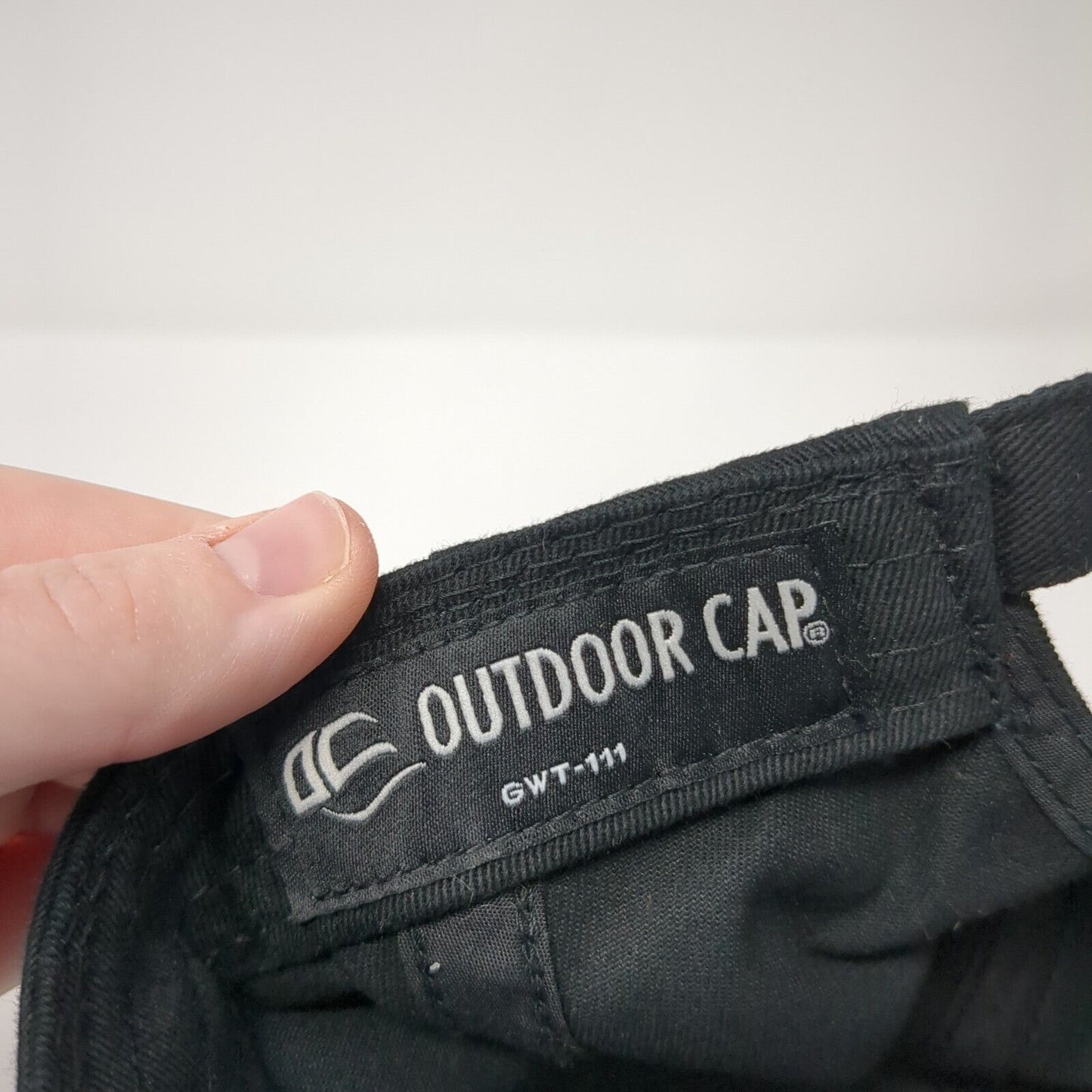 Micron Capable Adult Slideback Hat Black OS Adjustable Embroidered Outdoor Cap