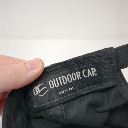 Micron Capable Adult Slideback Hat Black OS Adjustable Embroidered Outdoor Cap