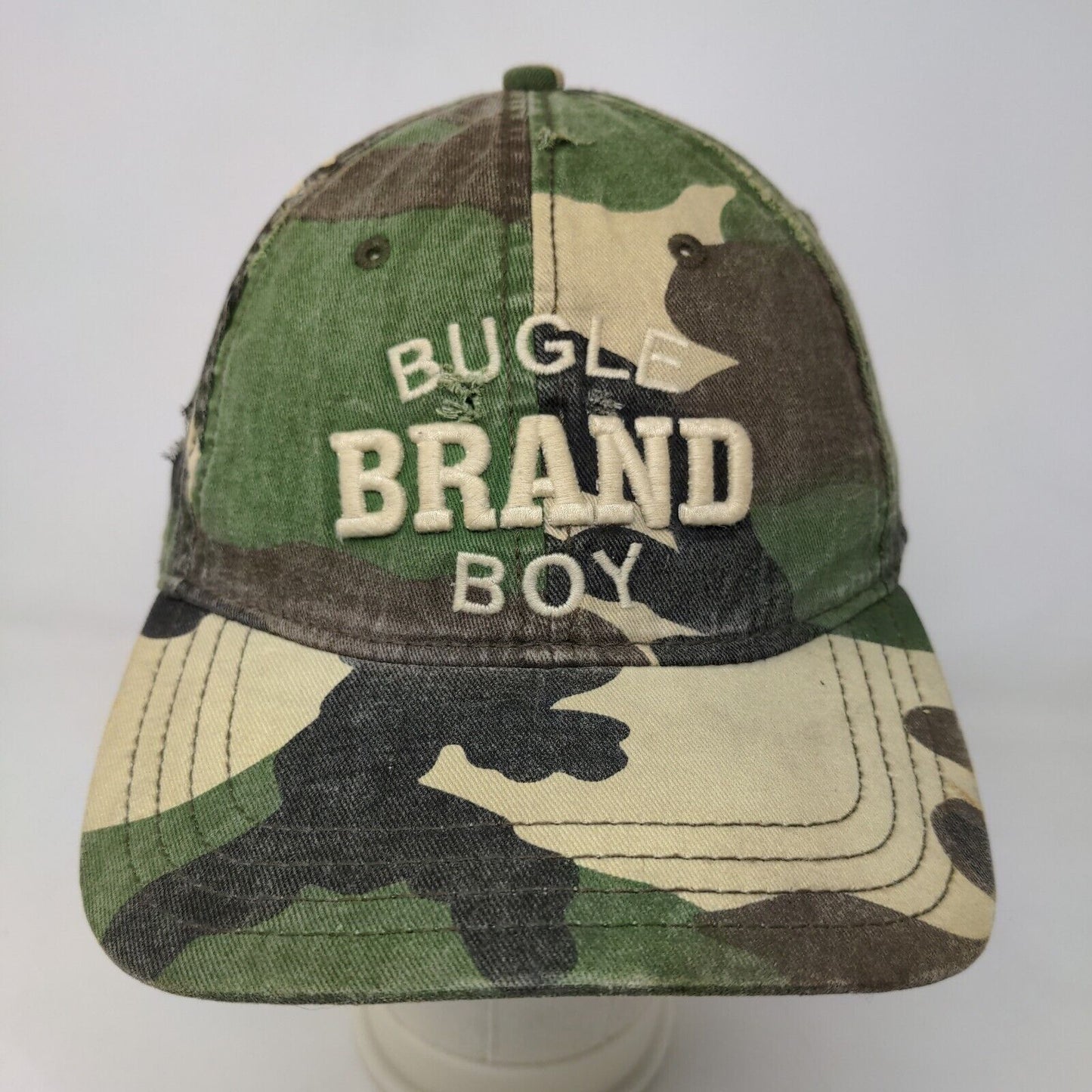 Bugle Boy Men's Strapback Camo Hat Adjustable Embroidered Logo