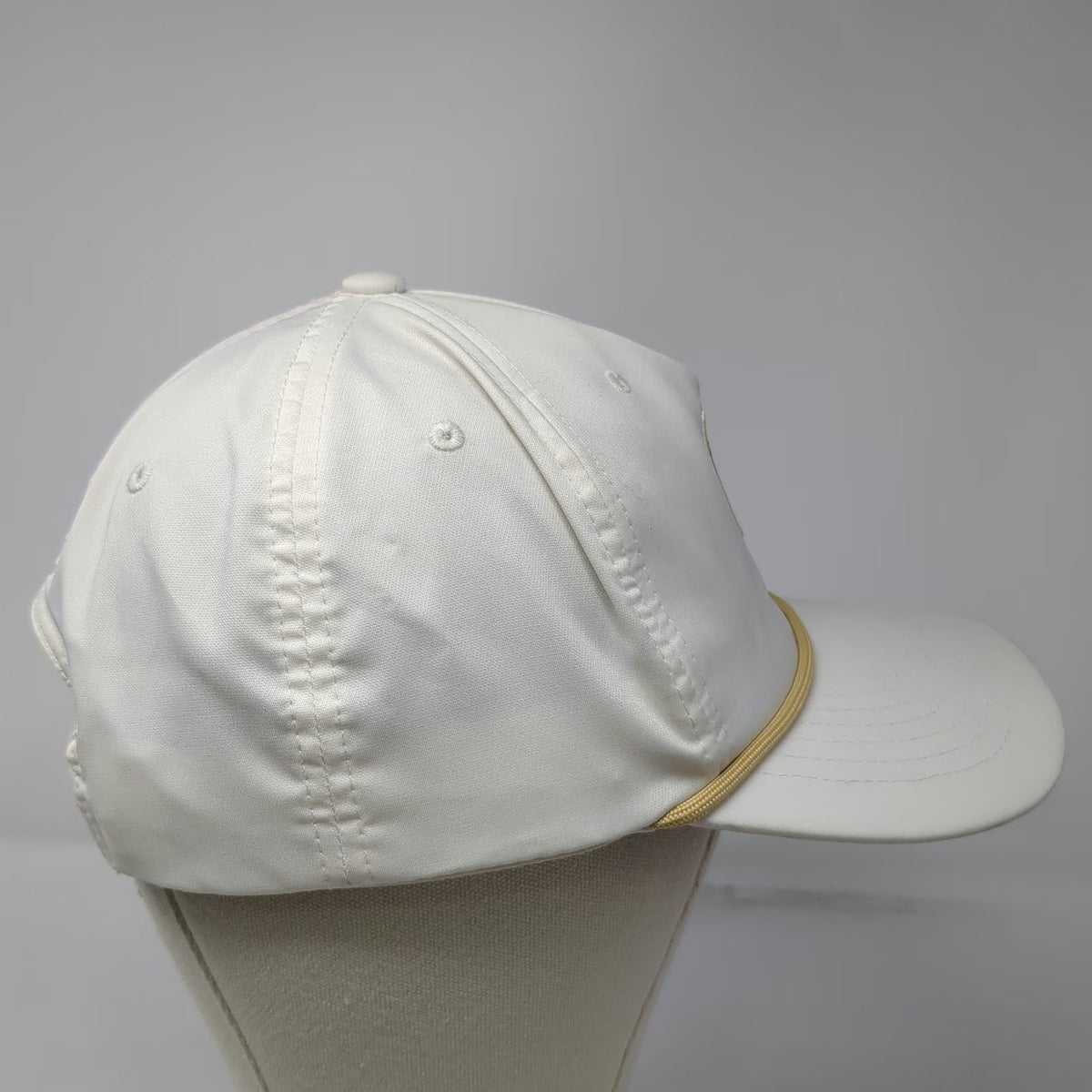 Puma 5 Panel Hat White One Size Arnold Palmer Drink Graphic Rope Pink Underbrim