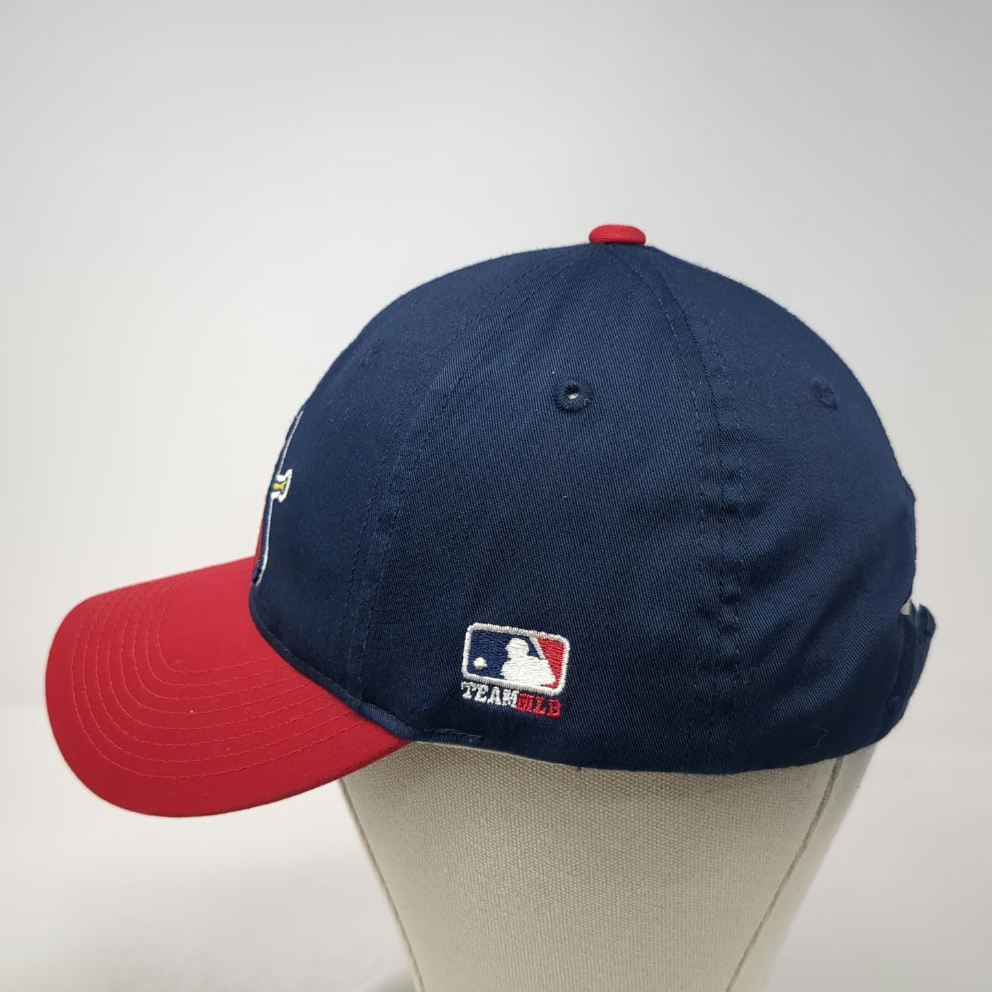 St. Louis Cardinals MLB Outdoor Baseball Cap Blue Red S Strapback Bird Logo Hat
