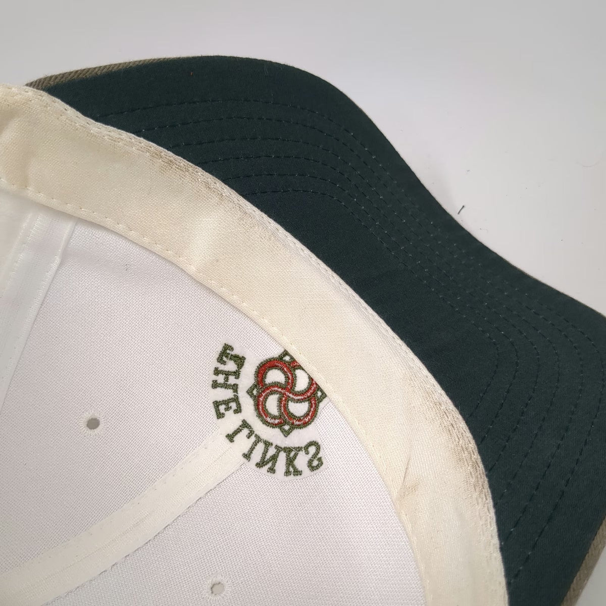 Texace Baseball Cap White Gray One Size Made in USA The Links Cayman Islands Hat