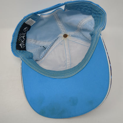 Loco Kaile Snapback Hat Blue One Size Adjustable Embroidered Mesh Back
