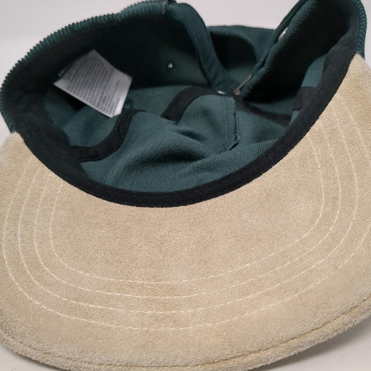 Cotton On 5 Panel Hat Green One Size Corduroy Suede Brim California Redwood