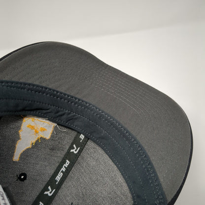 The Curb Idaho Fitted Mesh Back Trucker Hat Black S-M Flexfit Richardson