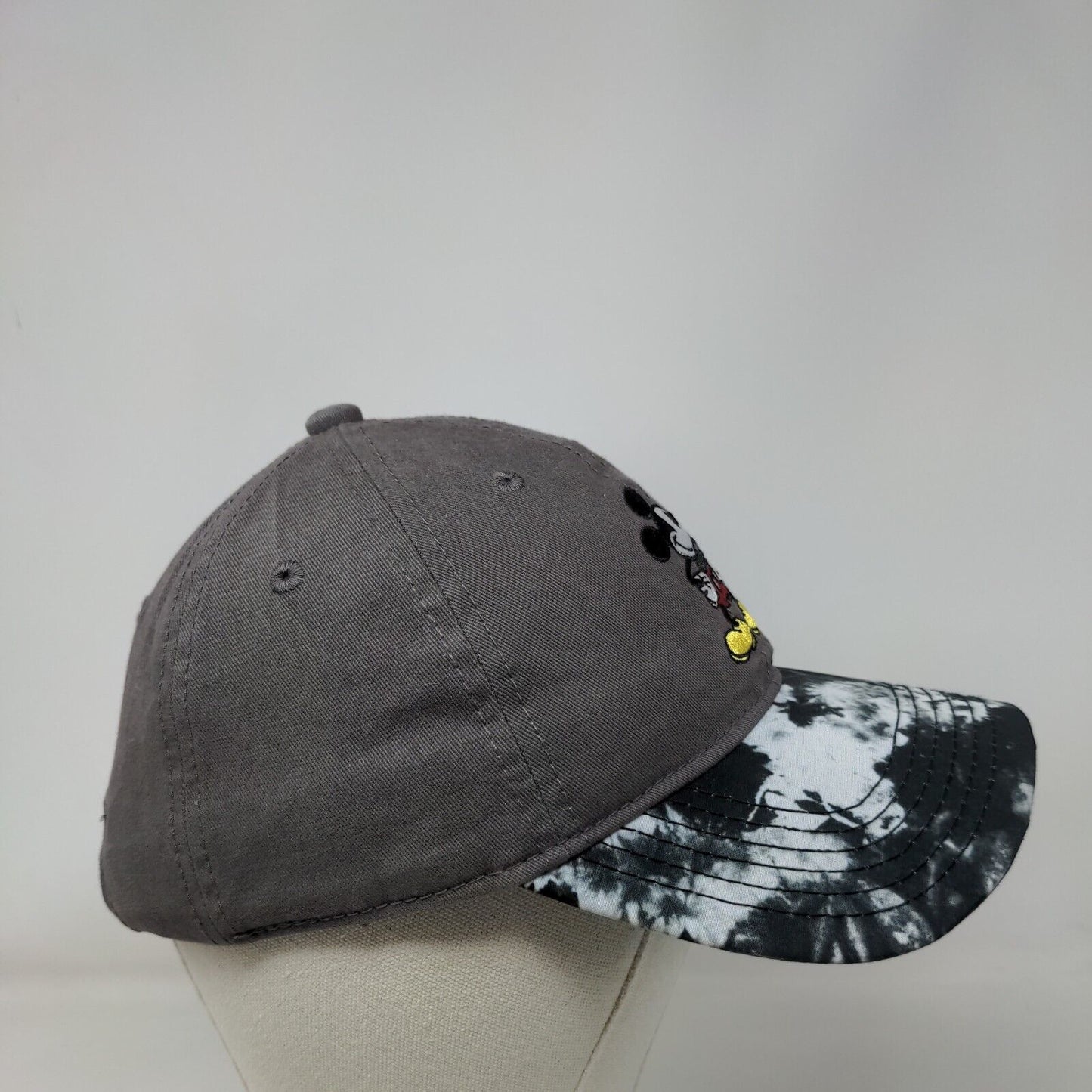 Mickey Mouse Slideback Hat Multicolor One Size Tie Dye Embroidered Disney