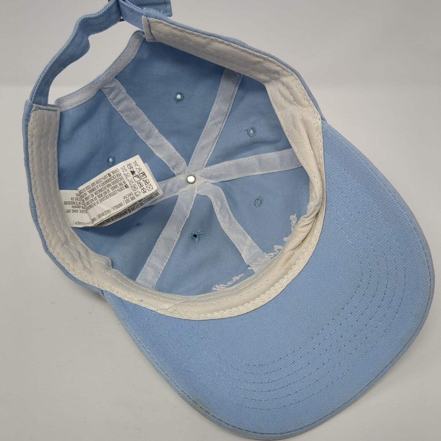 Bad Hair Day Slideback Hat Blue One Size Adjustable Embroidered 6 Panel