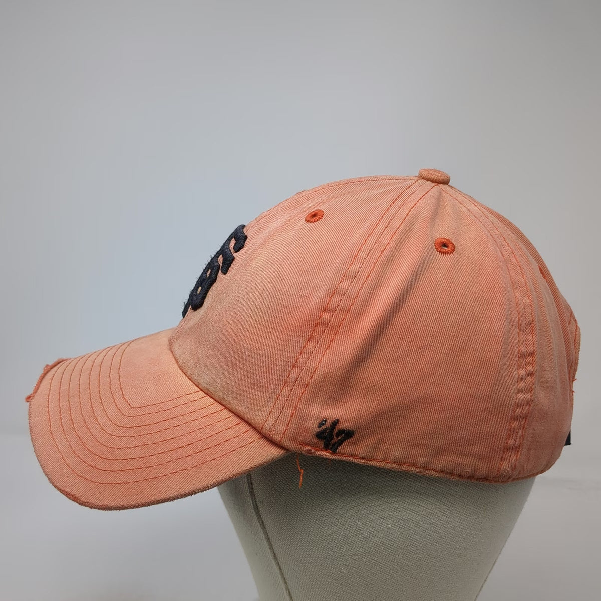 47 Brand San Francisco Giants MLB Baseball Cap Orange One Size Slideback SF Hat