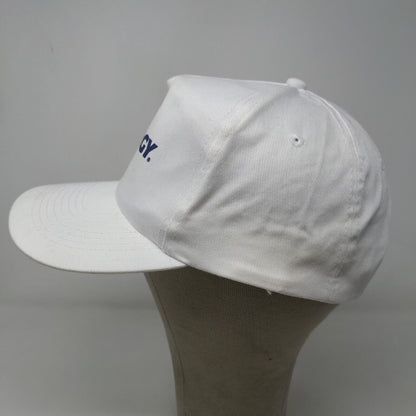 Cinergy Men's Snapback Trucker Hat White Size OSFA Embroidered Logo Adjustable