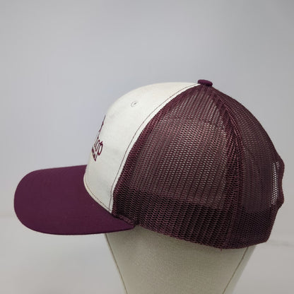 Richardson Trucker Hat Red White One Size Snapback Mesh North Coast Surf Shop