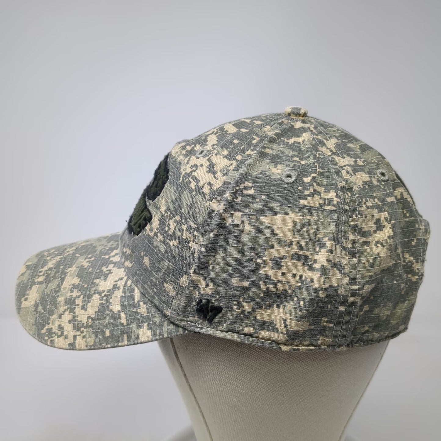 '47 Dover Green Wave Baseball Cap Gray Green One Size OHT Camo Flag Cotton Hat