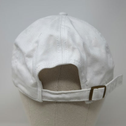 Life is Good Baseball Cap White One Size Slideback Cotton Graphic Patch Hat