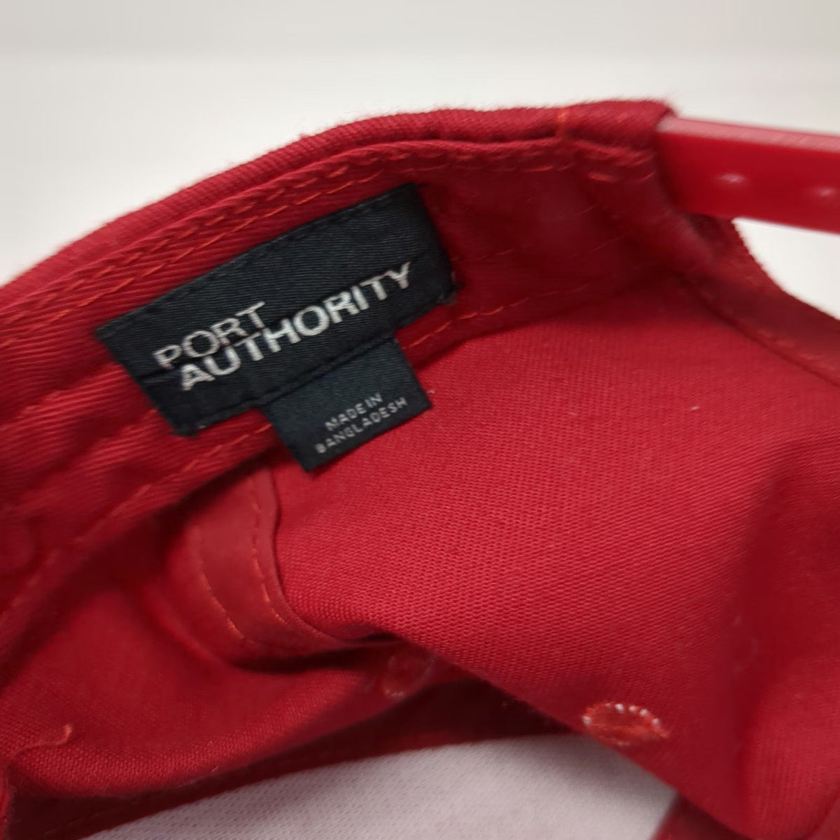 Port Authority Snapback Red One Size Marinelli's Pizza Italian Restaurant Hat