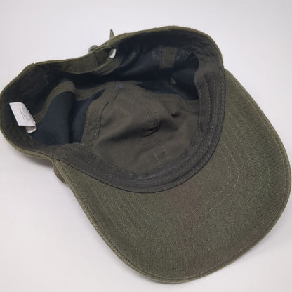 Unbranded Slideback Hat Green One Size Solid Adjustable Blank Outdoor