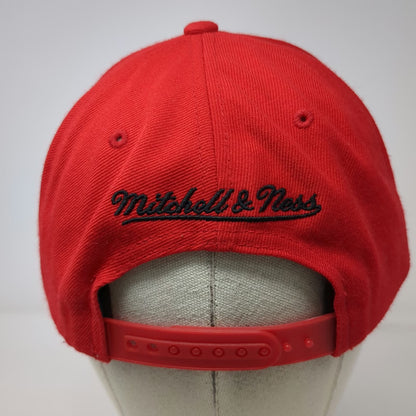 Mitchell & Ness New Jersey Devils NHL Red Snapback One Size Green Underbrim Hat