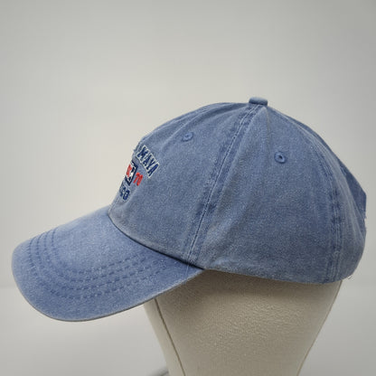 Riviera Maya Mexico Strapback Hat Blue One Size Embroidered 6 Panel