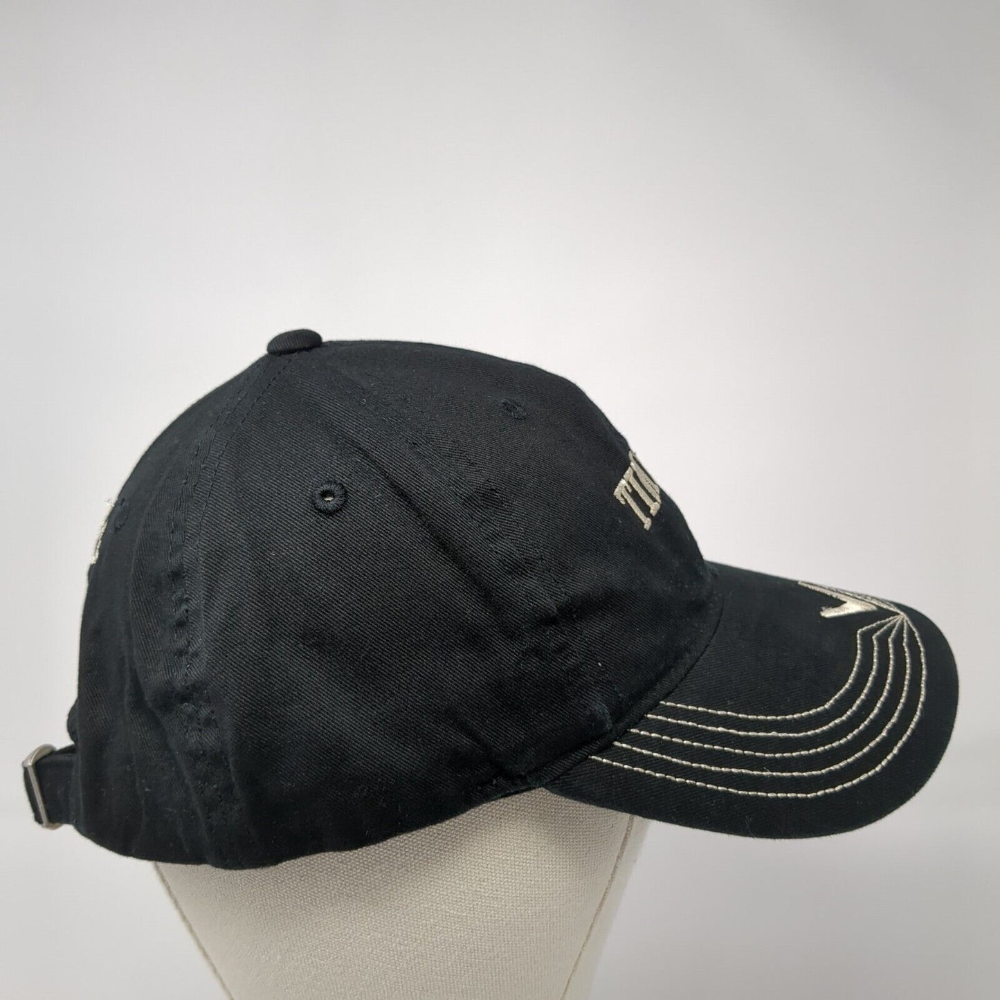 Timken Slideback Hat Black One Size Adjustable Callaway C-Tech 6 Panel