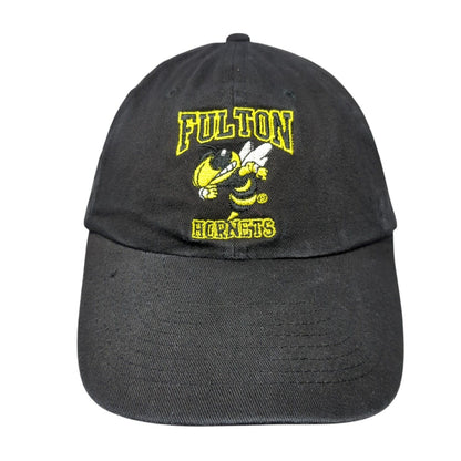 Fulton Hornets Bigo Tires Strapback Hat Black One Size Adjustable Embroidered
