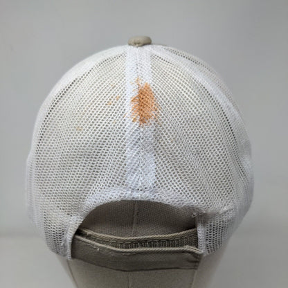 Mississippi Tennessee Transformers Inc Strapback Trucker Hat Tan OSFM Mesh Back