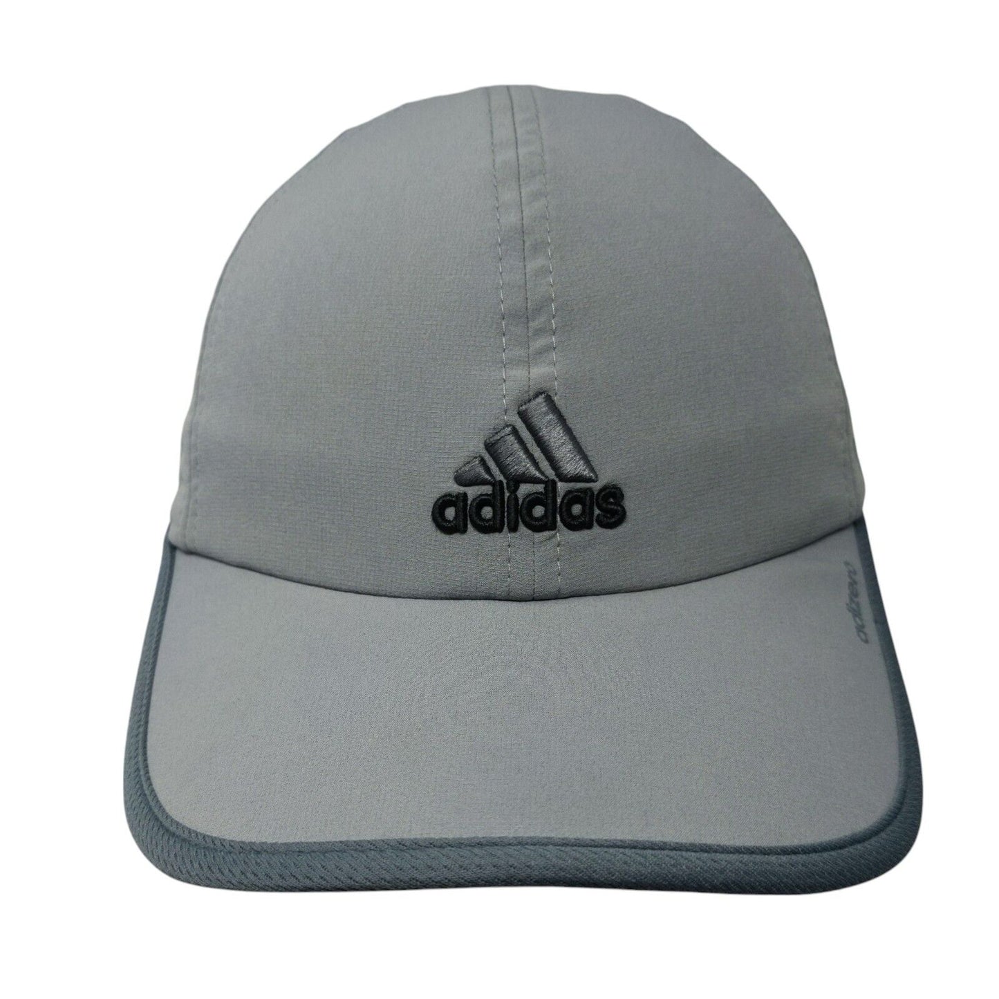Adidas Adizero Strapback Hat Gray One Size Adjustable Breathable Climacool