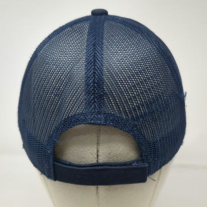 Ducks Unlimited Baseball Cap Blue One Size Mesh Back Strapback Duck Logo Hat
