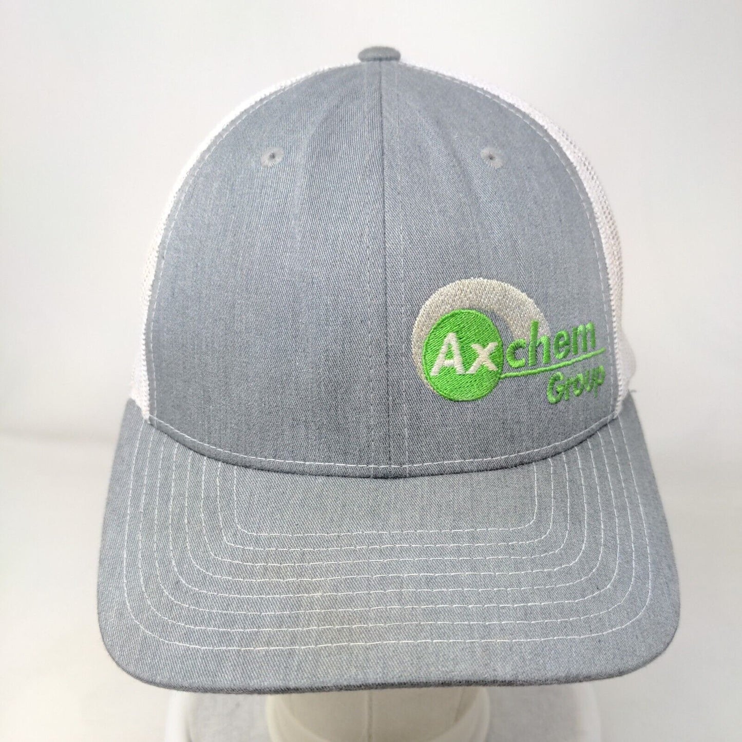 Axchem Group Snapback Mesh Back Trucker Hat Gray One Size Richardson