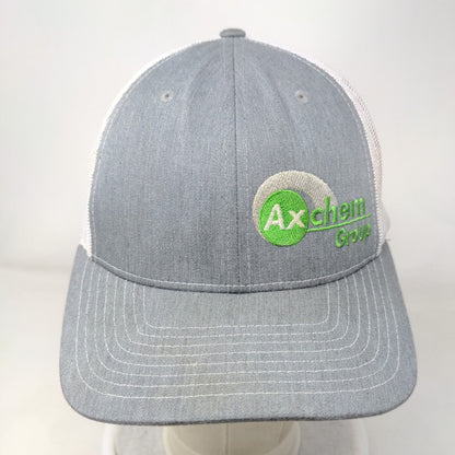 Axchem Group Snapback Mesh Back Trucker Hat Gray One Size Richardson