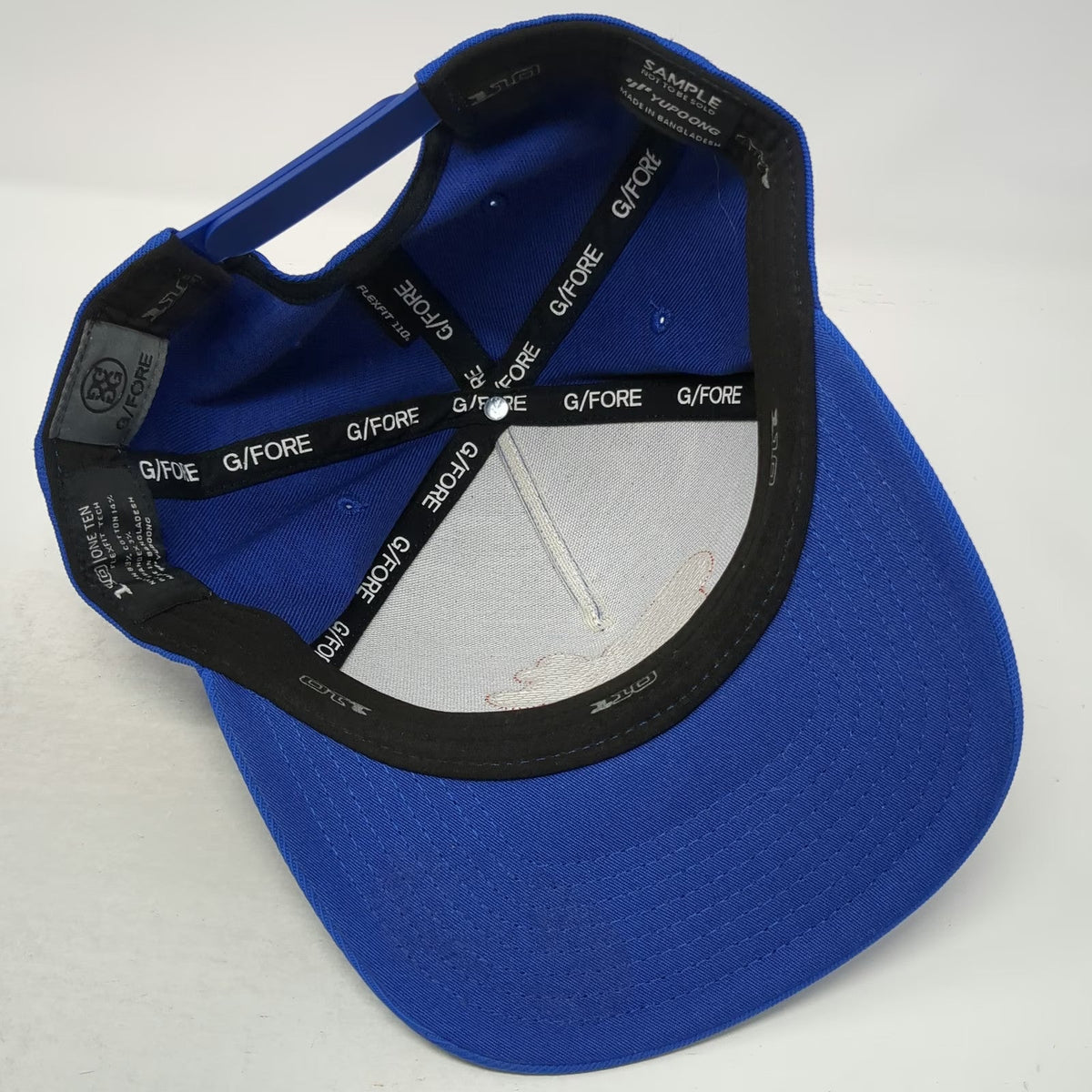 G/FORE 5 Panel Blue One Size Hat Pick It Up Patch Snapback Golf Cap Flexfit Tech