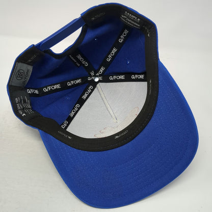 G/FORE 5 Panel Blue One Size Hat Pick It Up Patch Snapback Golf Cap Flexfit Tech