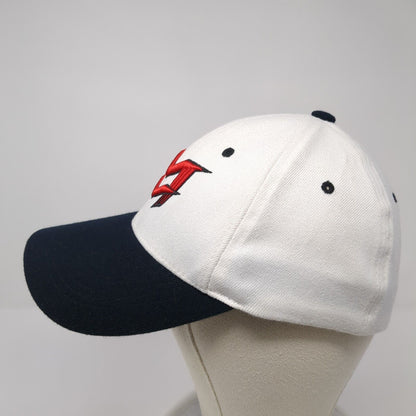Cougars Fitted Hat White S/M Embroidered Logo Colorblock 6 Panel