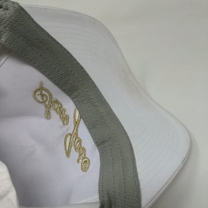 San Jose Snapback Hat White OSFA Adjustable Embroidered Rope 6 Panel Imperial