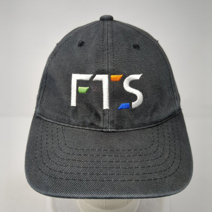 FTS Slideback Hat Black One Size Adjustable Embroidered AJM International