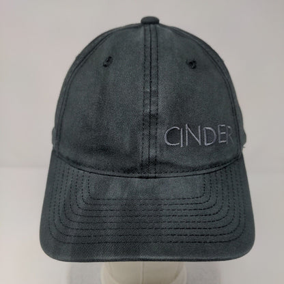 Cinder Fitted Hat Black L/XL Flex Fit Embroidered 6 Panel Port Authority