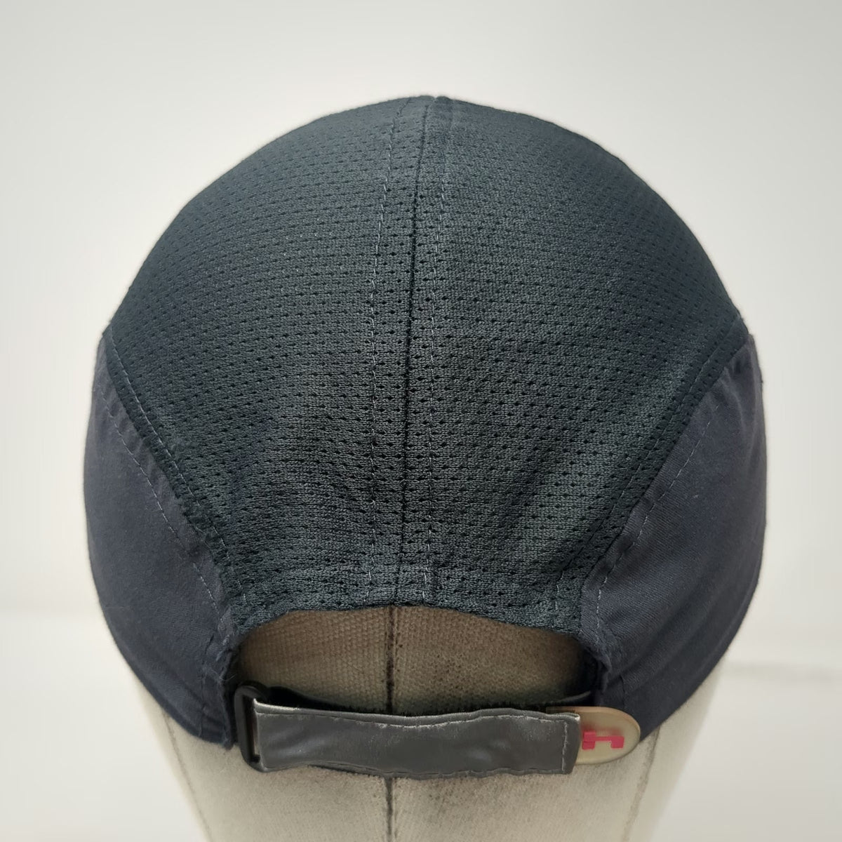 Hind Baseball Cap Gray One Size Mesh Back Reflective Snakeskin Pattern Run Hat