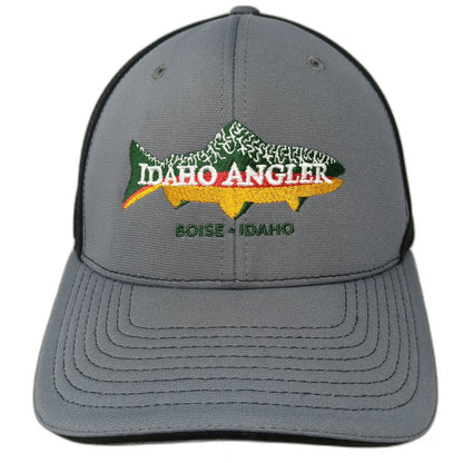 Richardson 172 Baseball Cap Gray XL Idaho Angler Boise Fishing Mesh Trout Hat