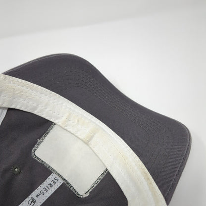 Bergara Strapback Trucker Hat Gray OS Adjustable Mesh Back Platinum Outdoor Cap