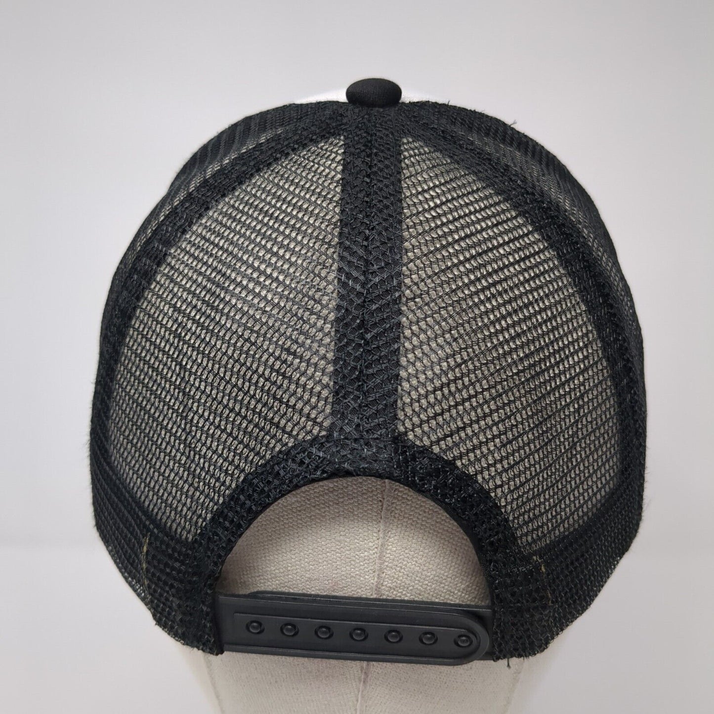 Rad Dad Snapback Trucker Hat Black One Size Adjustable 6 Panel Mesh Back