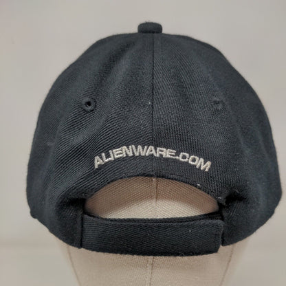 Alienware.com Strapback Hat Black OSFM Adjustable Embroidered 6 Panel