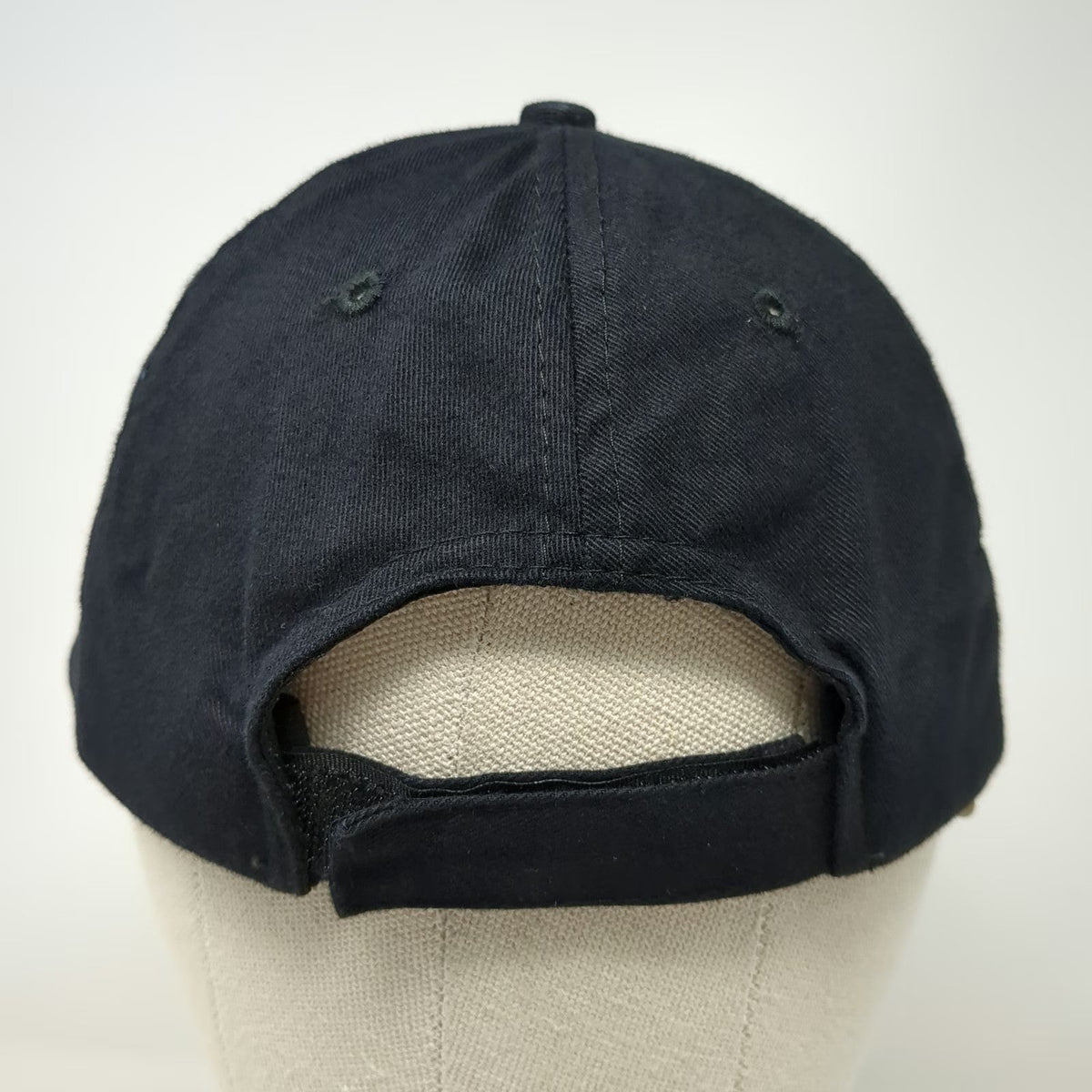 Monarch Baseball Cap Black OSFM Wyoming Downs Horse Racing Logo Strapback Hat
