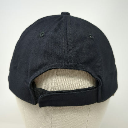 Monarch Baseball Cap Black OSFM Wyoming Downs Horse Racing Logo Strapback Hat