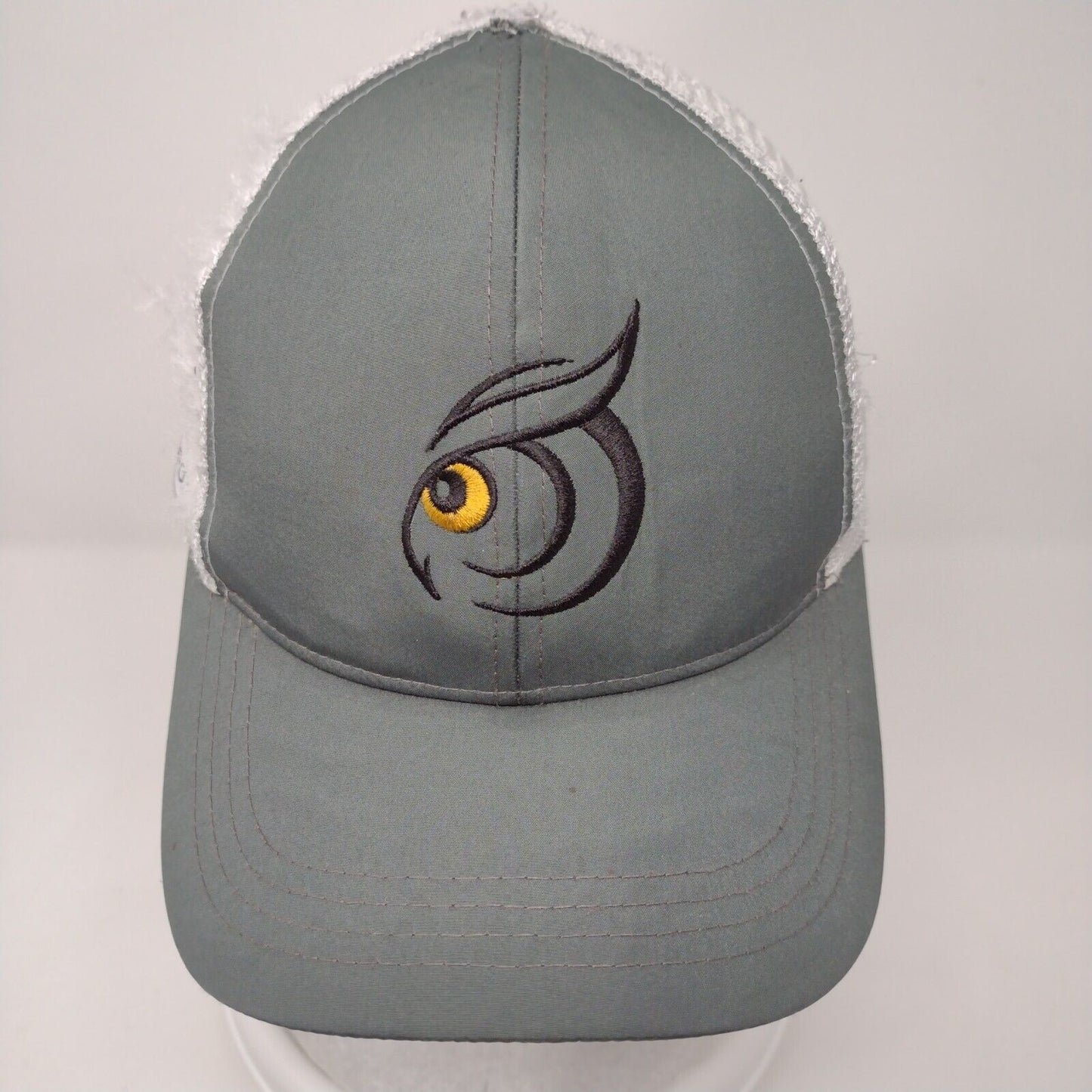 Boco Gear Snapback Trucker Hat Gray OSFA Adjustable Mesh Back Polyester