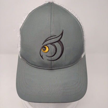 Boco Gear Snapback Trucker Hat Gray OSFA Adjustable Mesh Back Polyester