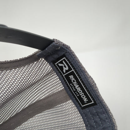 Rocky Mountain Crane Snapback Trucker Hat Gray One Size Mesh Back