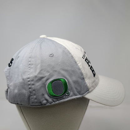 Nike Oregon Ducks NCAA Cap White Gray OSFM 2025 College Football Playoff Bound