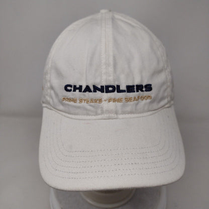 Chandlers Prime Steaks Fine Seafood Slideback Hat Cream OS Adjustable Richardson